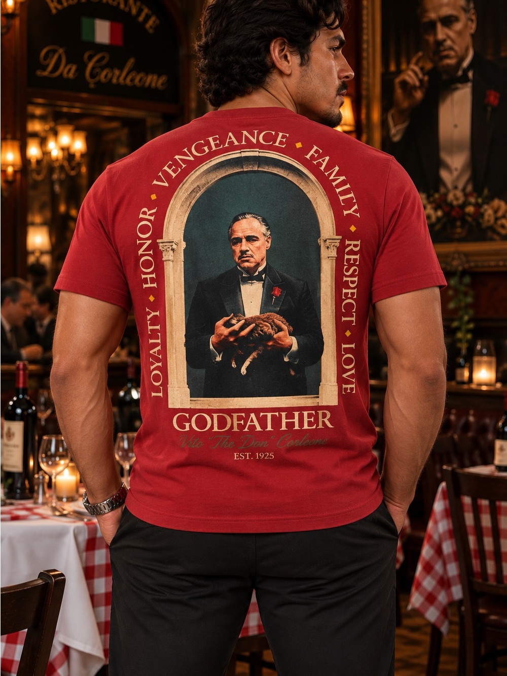 The Godfather x Shoe Palace 50th Anniversary Vito Corleone Tee M